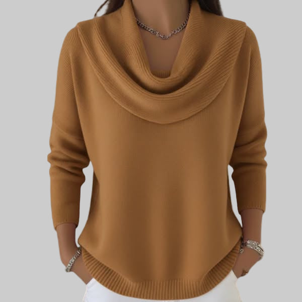 Tessa – Effortless Elegance Cowl Neck Sweater