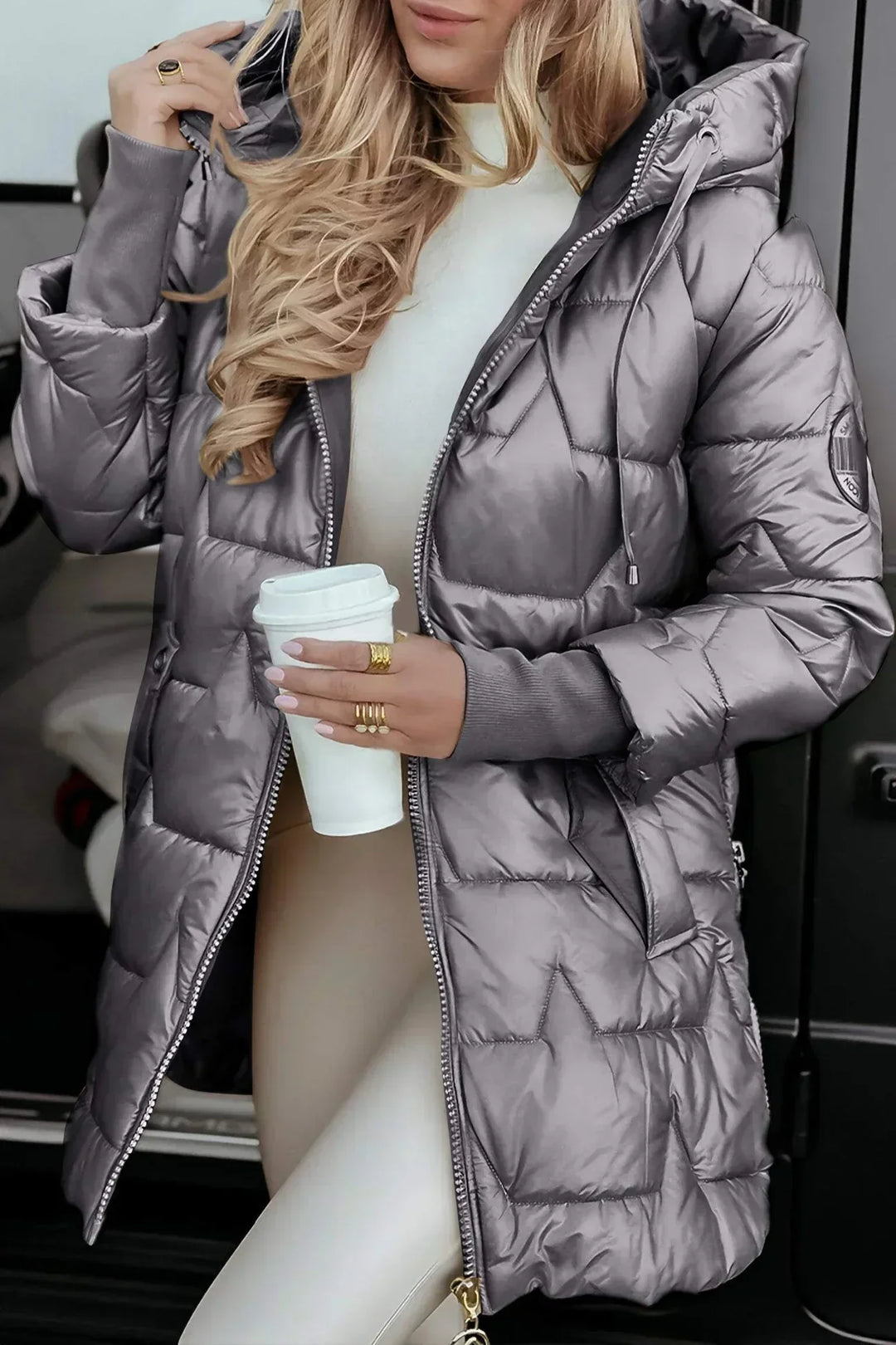 Nolwen® | Elegant Winter Coat with Hood