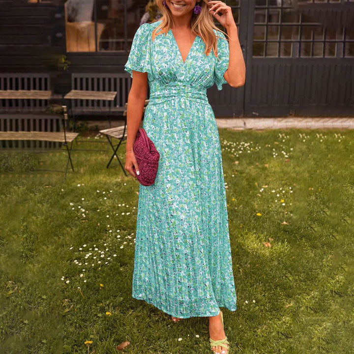 Elsie - Classic V-Neck Dress