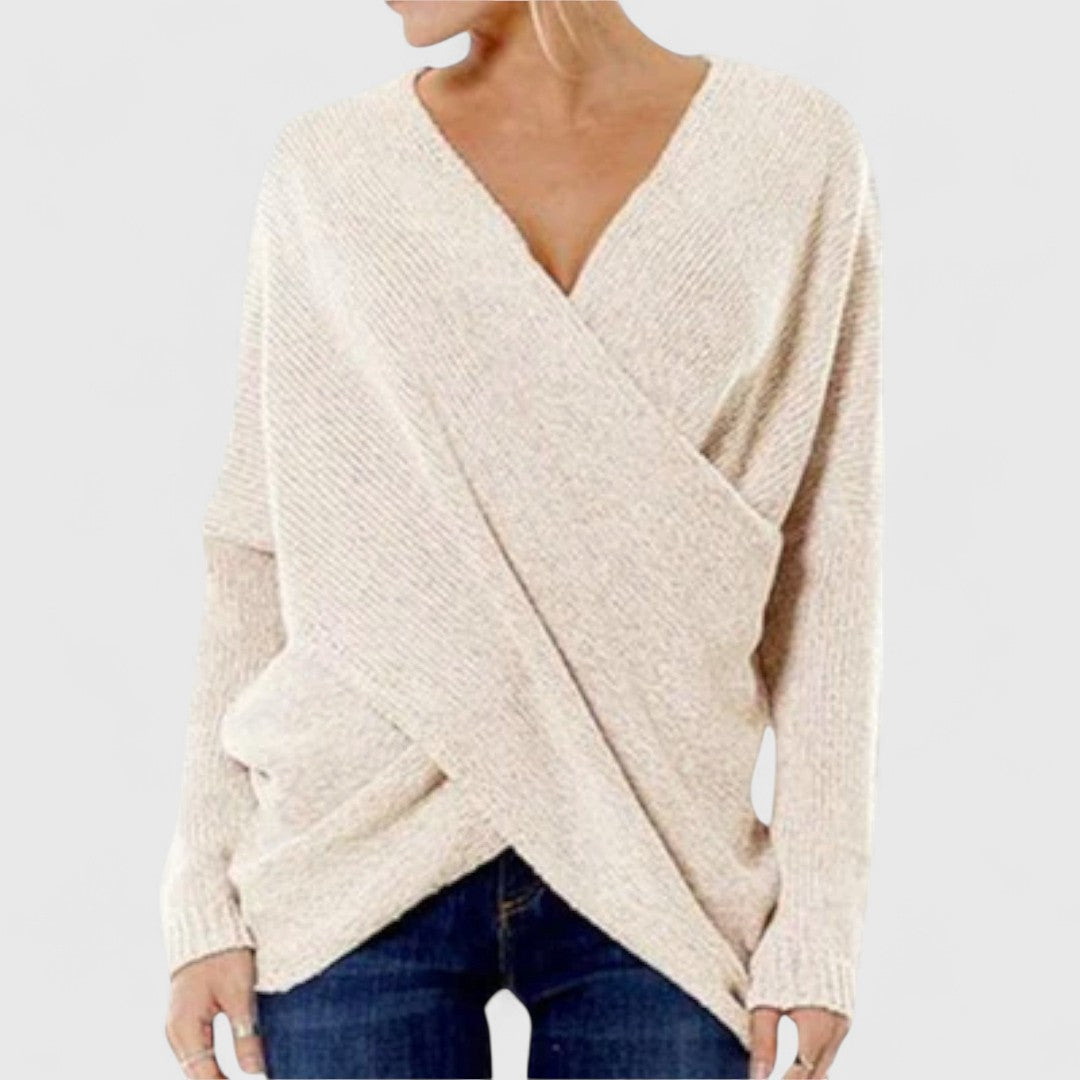 Heidi - Crossed Sweater