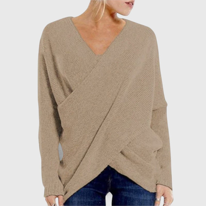 Heidi - Crossed Sweater
