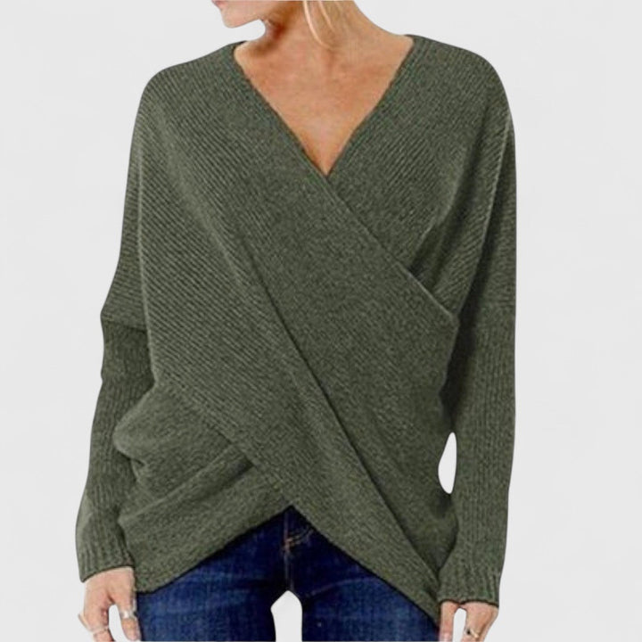Heidi - Crossed Sweater